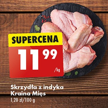 Skrzydła z indyka Kraina mięs promocja w Biedronka