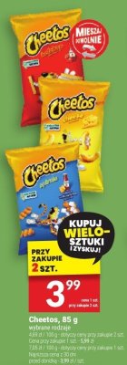 Cheetos 85g - wybrane rodzaje promocja w Twój Market