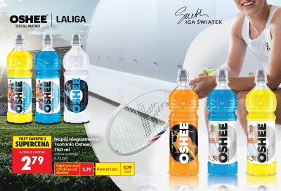 Napój niegazowany Isotonic Oshee różne rodzaje promocja w Biedronka