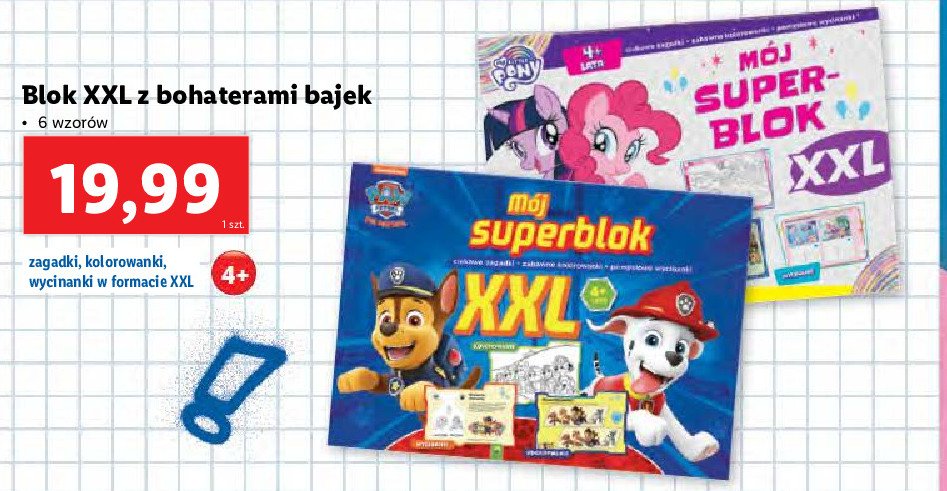 M贸j super-blok xxl my little pony promocja