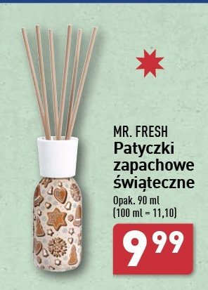 Patyczki zapachowe christmas mood Mr. fresh promocja