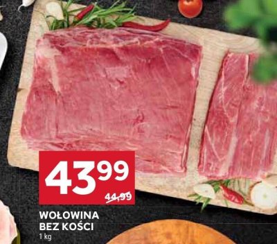Wołowina bez kości promocja w Stokrotka