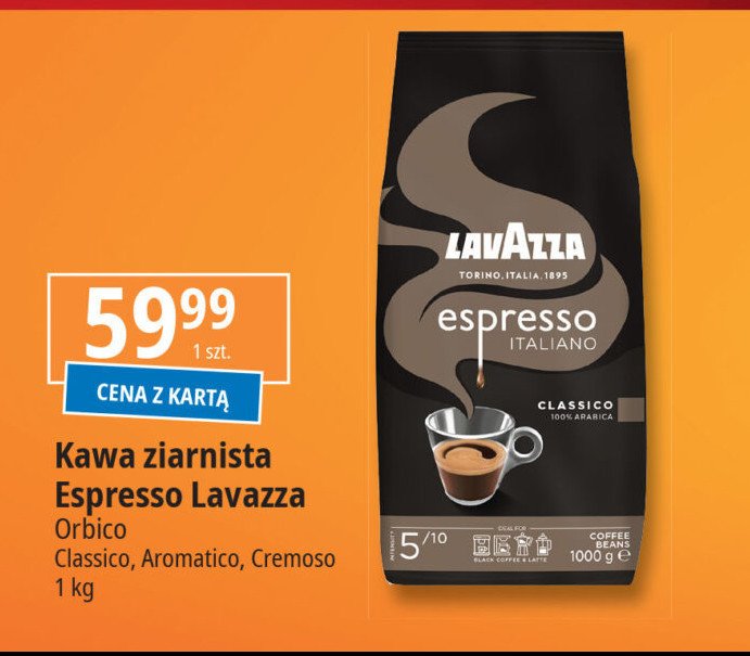 Kawa Lavazza espresso cremoso promocja