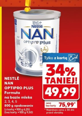 Formuła na bazie mleka 2, 3, 4, 5 promocja w Kaufland