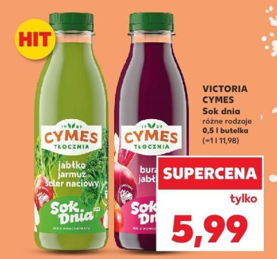 Sok dnia różne rodzaje promocja w Kaufland