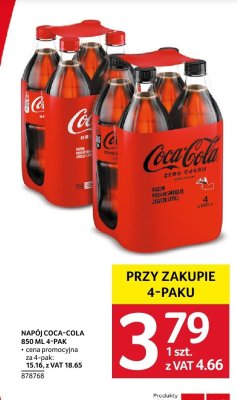 Napój Coca-cola promocja w Selgros
