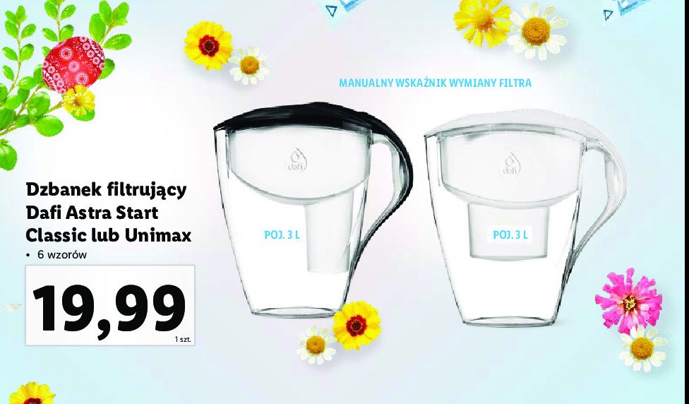 Dzbanek astra unimax 3 l Dafi promocja