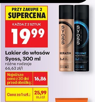 Lakier do włosów, różne rodzaje promocja w Biedronka