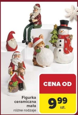 Figurka ceramiczna mała różne rodzaje promocja w Carrefour