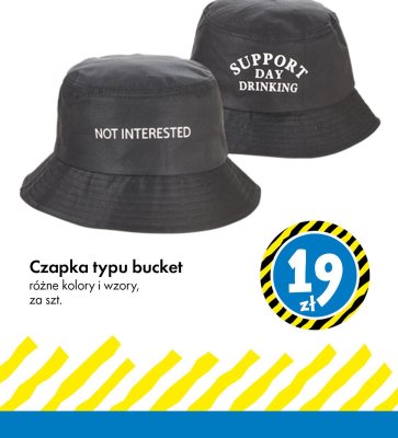 Czapka typu bucket promocja w Tedi