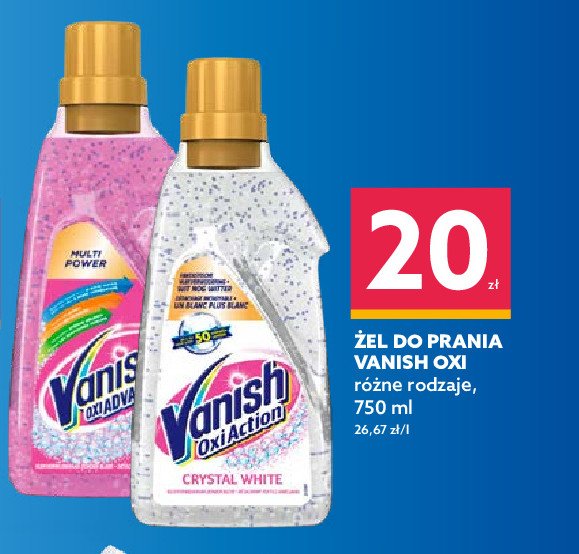 Odplamiacz w żelu Vanish oxi action multi power promocja