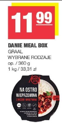 Danie Meal Box Graal różne rodzaje promocja w SPAR