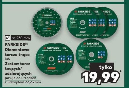 Tarcze płatkowe Parkside promocja