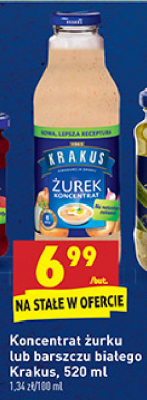 Koncentrat barszczu białego Krakus maspex promocja