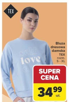 Bluza dresowa damska rozm. S - XL promocja w Carrefour