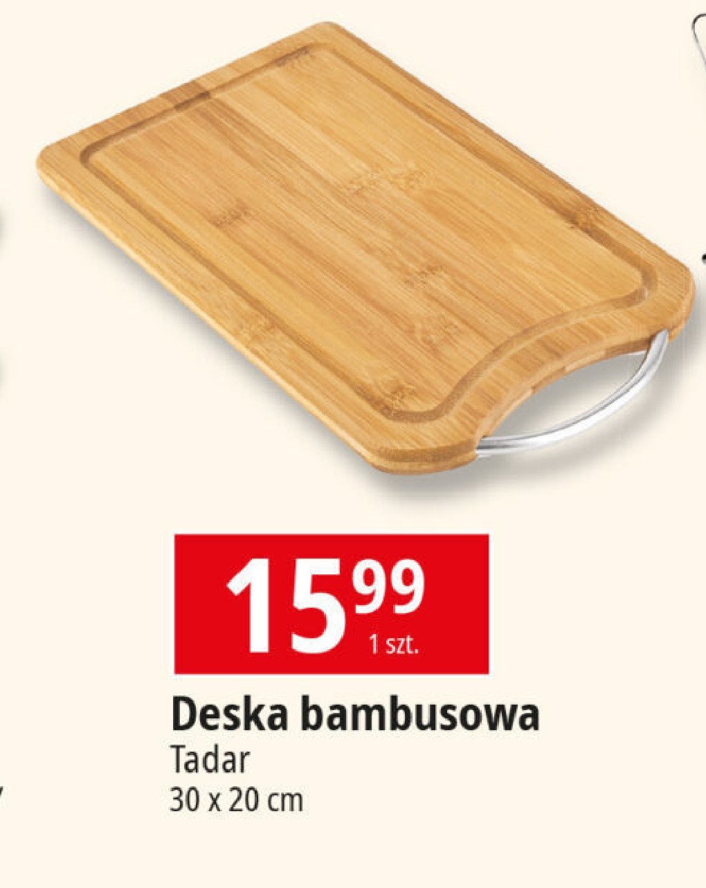 Deska bambusowa 30 x 20 cm Tadar promocja