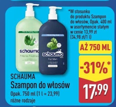 Szampon promocja w Aldi