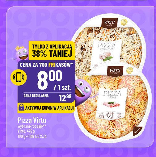 Pizza z szynką Virtu promocja