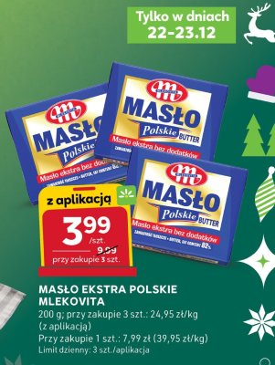 Masło extra polskie Mlekovita promocja w Stokrotka