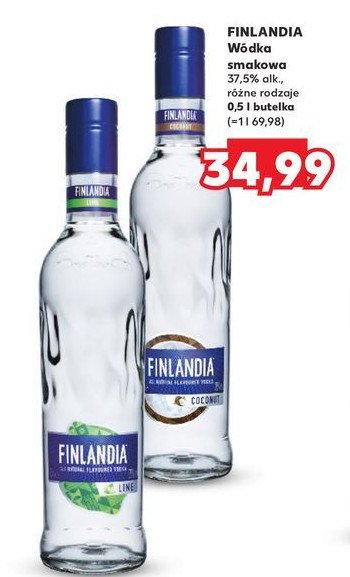 Wódka Finlandia lime fusion promocja w Kaufland