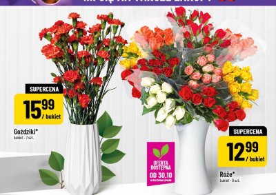 Róże bukiet 9 szt. promocja w POLOmarket