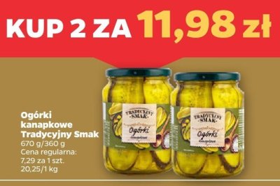 Ogórki kanapkowe promocja w Netto