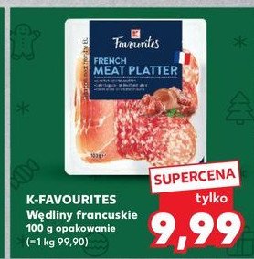 Wędliny francuskie K-classic favourites promocja w Kaufland