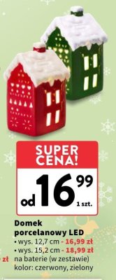 Domek porcelanowy LED promocja w Intermarche