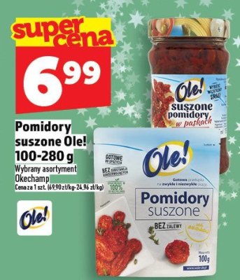 Pomidory suszone Ole! 100-280 g promocja w TOPAZ