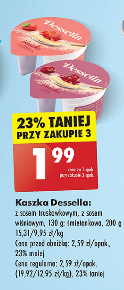 Kaszka śmietankowa Dessella promocja