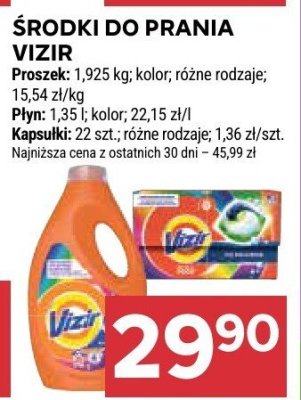 Środki do prania Vizir promocja w Stokrotka