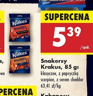 Snakersy classic Krakus animex promocja w Biedronka