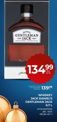Whiskey Jack Daniel's Gentleman Jack 0,7 l promocja w Duży Ben