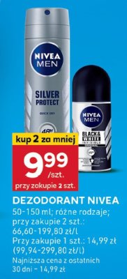 Dezodorant Nivea Men Silver Protect różne rodzaje promocja w Stokrotka