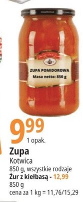 Żur z kiełbasą Kotwica promocja