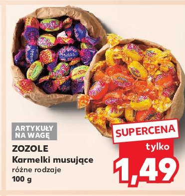 Cukierki musss cola Zozole promocja