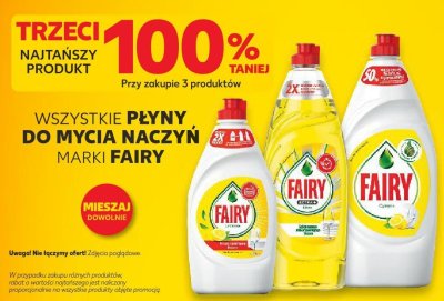 Płyny do mycia naczyń Fairy różne rodzaje promocja w Kaufland