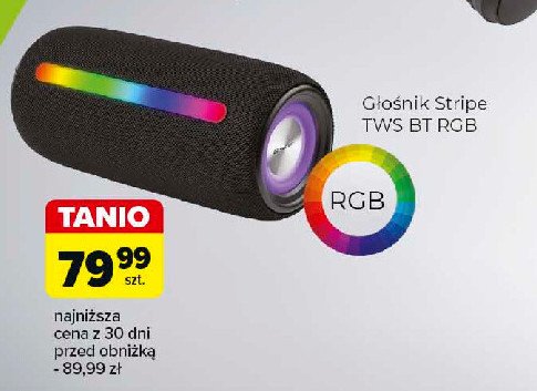 Głośnik stripe tws Tracer promocja w Carrefour