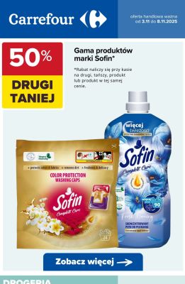 Kapsułki do prania drugi -50% taniej promocja w Carrefour