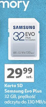 Karta pami臋ci micro sd evo+ 32gb Samsung promocja