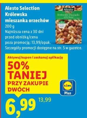 Selection Królewska mieszanka orzechów 200 g promocja w Lidl