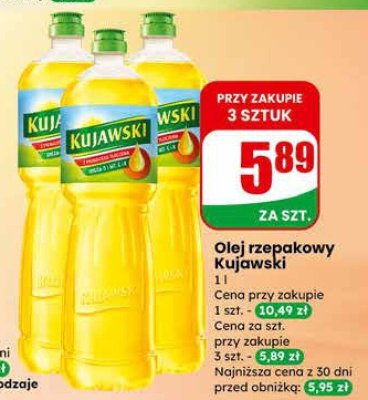 Olej rzepakowy 1 l promocja w Dino