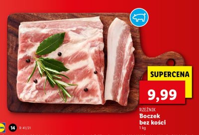Boczek wieprzowy bez kości Rzeźnik codzienna dostawa promocja