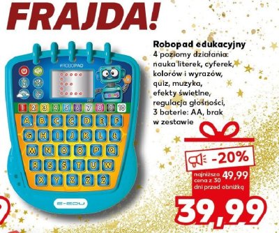 Robopad edukacyjny Kaufland promocja w Kaufland