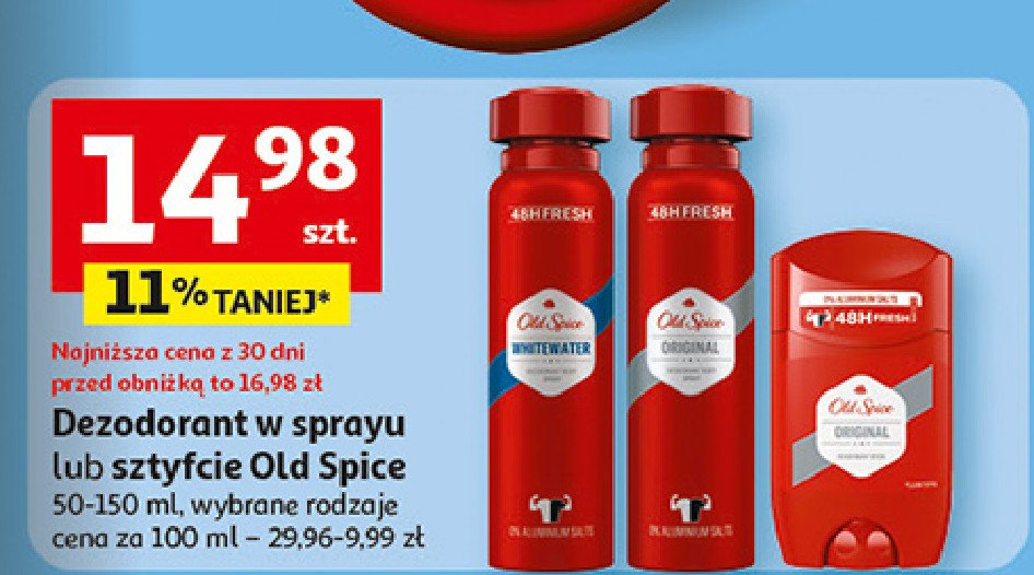 Dezodorant Old spice whitewater promocja w Auchan