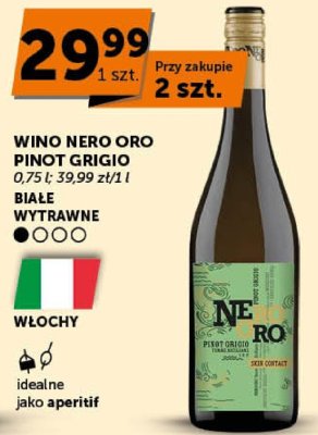 Wino Nero Oro Pinot Grigio promocja w ABC