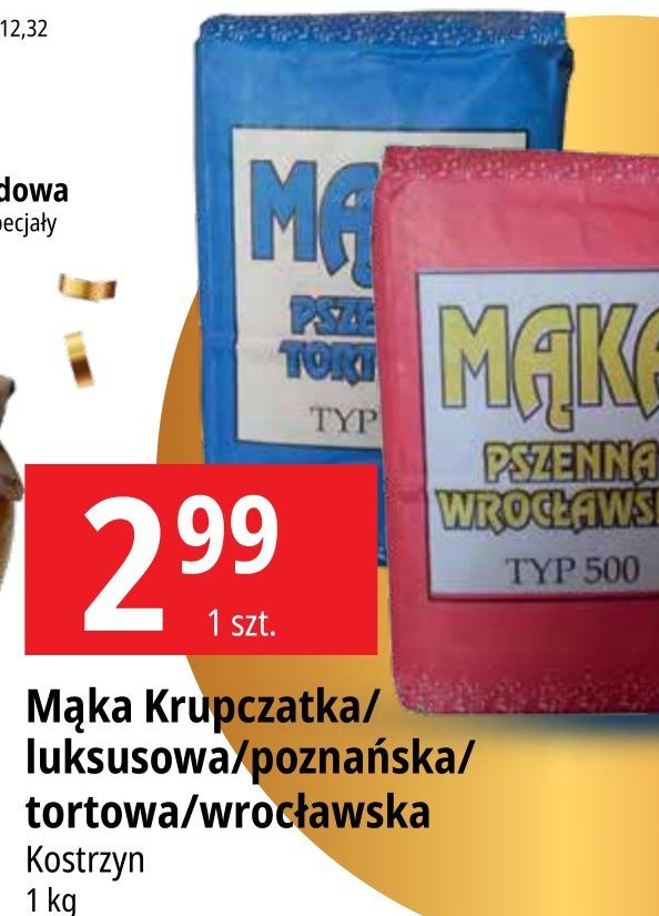 Mąka poznańska Młyn kostrzyn promocja
