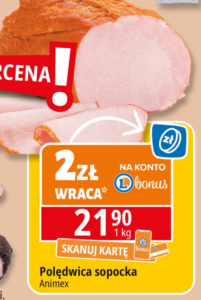 Polędwica sopocka Krakus animex promocja w Leclerc