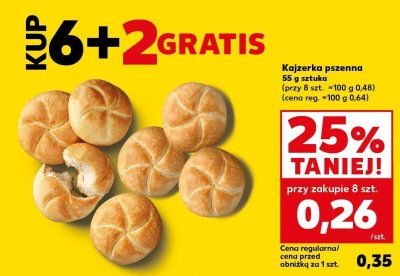 Kajzerka pszenna  promocja w Kaufland