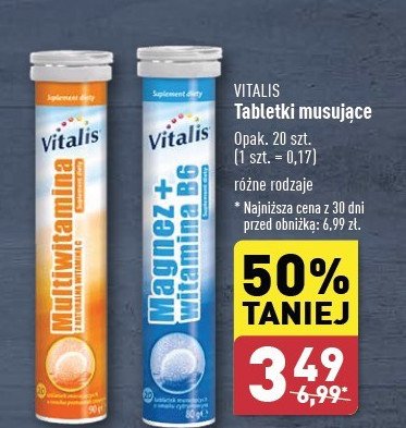 Magnez z witaminą b6 cytrynowy Vitalis promocja